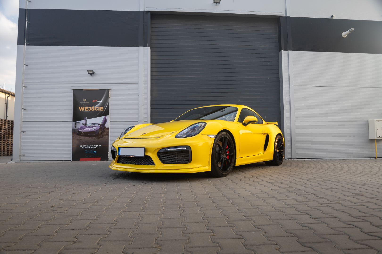 Porsche GT4 po zabezpieczeniu lakieru w Szczecinie